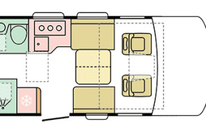 Galéria produktu Adria Sonic PLUS 700DL  - Karavanea 